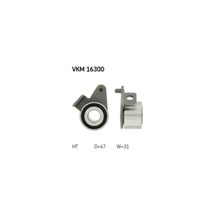 Ролик натягувача ременя SKF VKM 16300 зображення 1