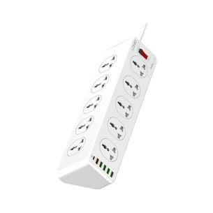 Мережевий фільтр живлення LDNIO SC10610, 5роз + 3USB (SC10610) зображення 1
