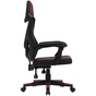 Крісло ігрове Canyon Flow MCH01 Mesh Black/Red (CNE-MCH01R) - зменшене зображення 3