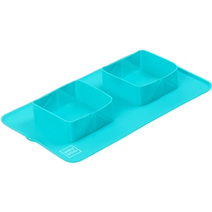 Посуд для собак WAUDOG Silicone Миска складана 385х230х50 мм блакитна (50802) зображення 1