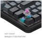 Клавіатура Dark Project ALU87 Midnight ABS RGB Mech G3MS Zircon Black (DPKB_MIDNIGHT_87_ANSI_UA) - зменшене зображення 8