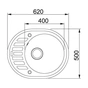 Мийка кухонна Franke Ronda ROG 611-62 (114.0381.072) - зменшене зображення 2