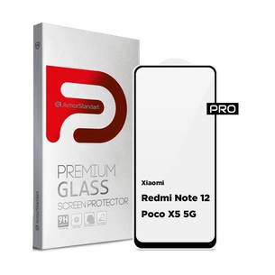 Скло захисне Armorstandart Pro Xiaomi Redmi Note 12 / Poco X5 5G Black (ARM65173) зображення 1