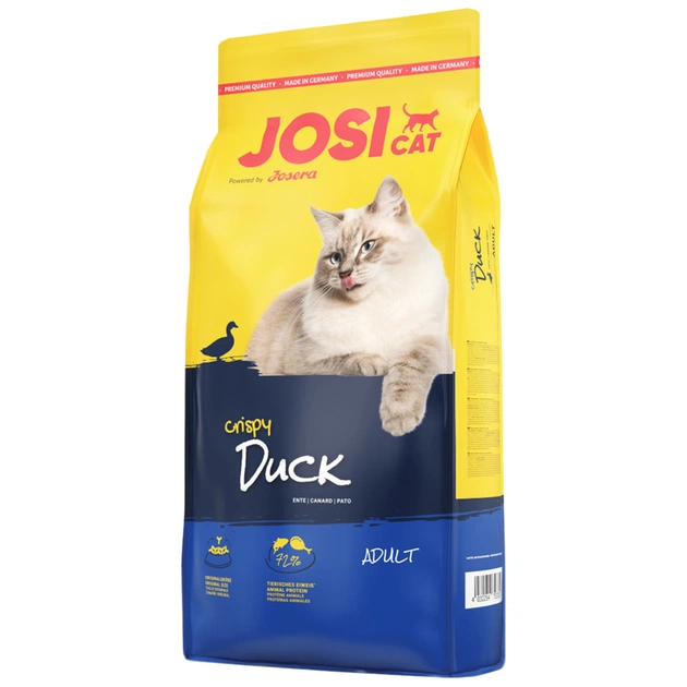 Сухой корм для кошек Josera JosiCat Crispy Duck 650 г (4032254753377) - изображение 1