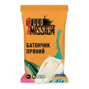 Батончик Food Mission Пряний 40 г (fm.30184) зображення 1