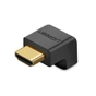 Перехідник HDMI M to HDMI F 90° corner Down HD112 black Ugreen (20109) - зменшене зображення 2
