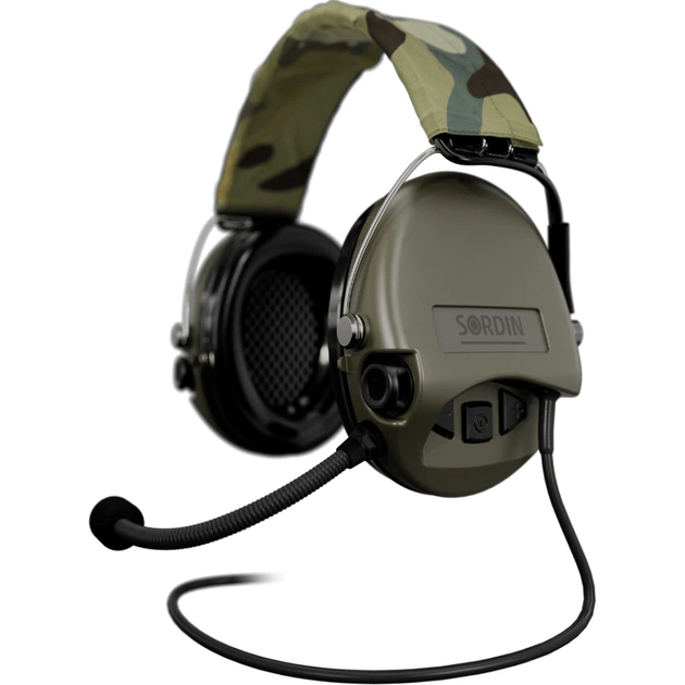 Тактичні навушники Sordin Supreme MIL CC з верхнім тримачем (75332-06-S) - picture 2