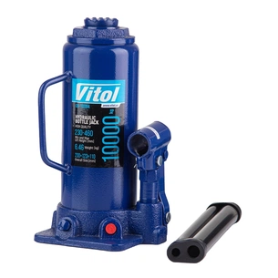 Домкрат Vitol DB-10004/T91004, телескопический, гидравлический, 10т, min 230мм, max 460мм (DB-10004) изображение 1