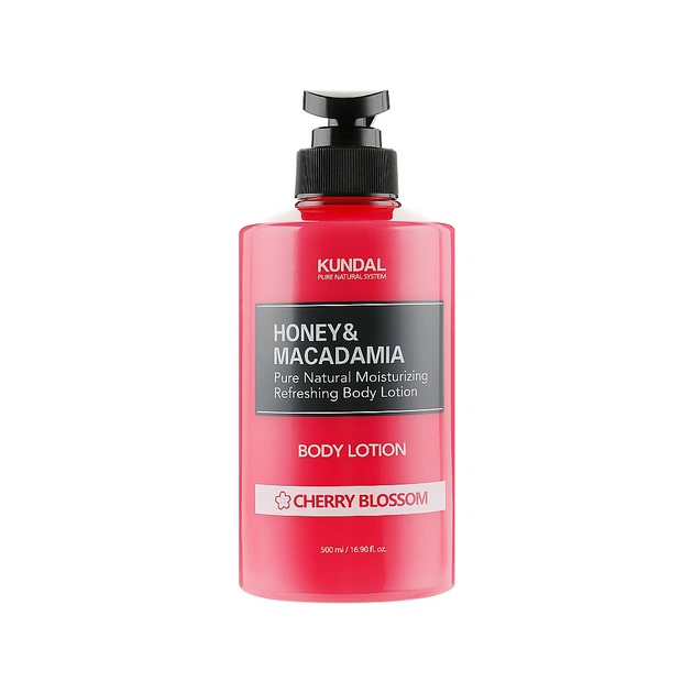 Лосьон для тела Kundal Honey & Macadamia Body Lotion Cherry Blossom 500 мл (8809568740029) - изображение 1