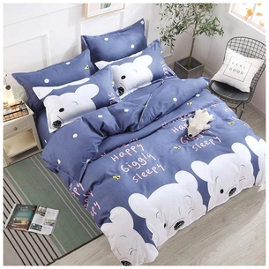 Постільна білизна MirSon Бязь Premium 17-0310 Winnie Сімейна 160x220 (2200002357609) зображення 1