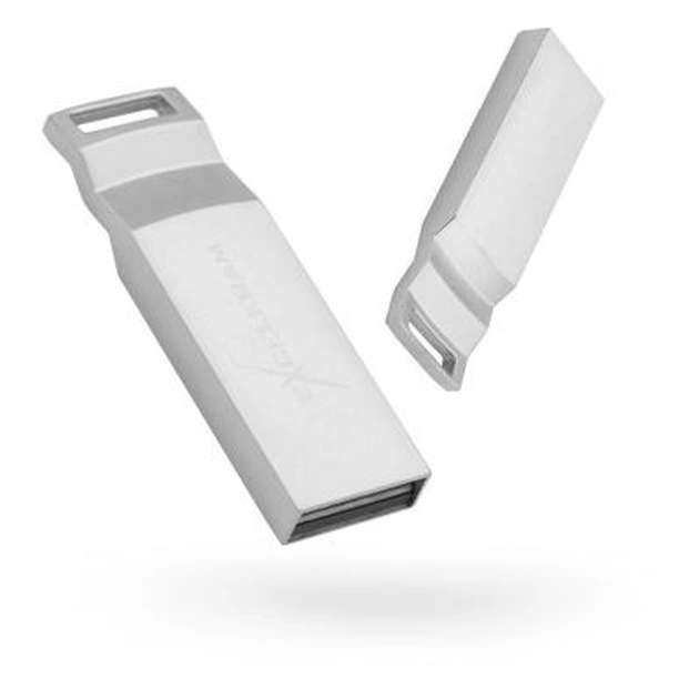 USB флеш накопичувач eXceleram 64GB U2 Series Silver USB 2.0 (EXP2U2U2S64) - изображение 1