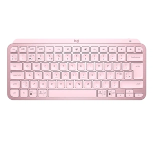 Клавіатура Logitech MX Keys Mini Wireless Illuminated UA Rose (920-010500) зображення 1