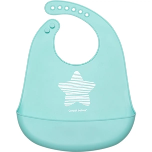 Слинявчик Canpol babies Pastel силіконовий з кишенькою блакитний (74/024_blu) изображение 1