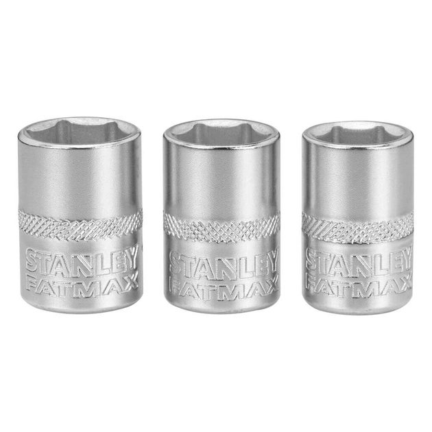 Набір торцевих головок Stanley торцевих 1/4" Maxi Drive, із шестигранним профілем, 3 шт: 11, 12, 13 мм. (FMMT17092-0) - picture 1