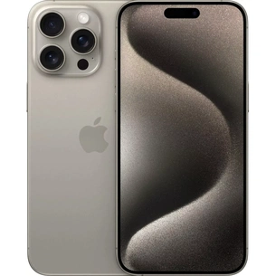 Мобільний телефон Apple iPhone 15 Pro Max 256Gb eSim (Grade A) Natural Titanium USED (iP15PM2eNaT_A) зображення 1