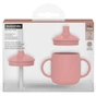 Поїльник-непроливайка Suavinex Colour Essence силіконова 3 в 1 (з носиком та трубочкою), 270 мл, +6 м, рожева (402900) - зменшене зображення 6
