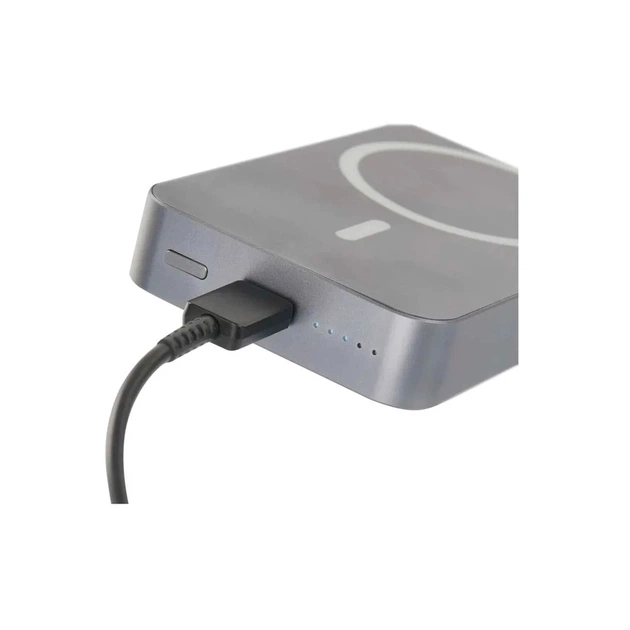 Батарея універсальна EMOS 10000mAh WI1046, 20W, Wireless, grey (B0551GY) - picture 7