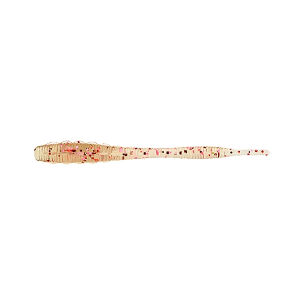 Силікон рибальський FishUP Aji Scaly 2.3" 414 - UV Clear/Red (9шт/уп) (1864.14.70) - зображення 1