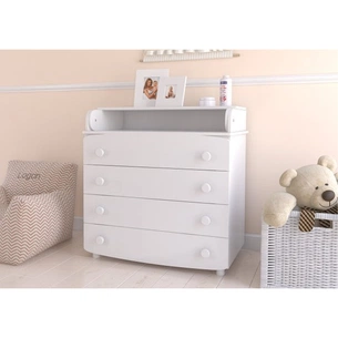 Комод-пеленатор Angelo МДФ 90 см без малюнку (білий) 90х51х90 (18001) изображение 1