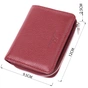 Гаманець ST Leather З натуральної шкіри Бордовий (22551) - зменшене зображення 3