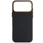 Чохол до мобільного телефона Armorstandart LikeCarbon2 SE MagCase Apple iPhone 17 Pro Max Black Orange (ARM89162) - зменшене зображення 1