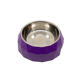 Посуд для собак KIKA Миска Diamond XL фіолетова (SDML991054XLV) зображення 1