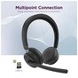 Навушники Lenovo Dual-Mode Wireless ANC 6550 Black (4XD1S19777) - зменшене зображення 7
