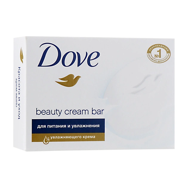 Твердое мыло Dove Красота и уход 100 г (8000700000005) - изображение 1