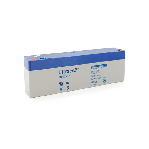 Батарея до ДБЖ Ultracell 12V-2.4Ah, AGM (UL2.4-12) - зображення 1