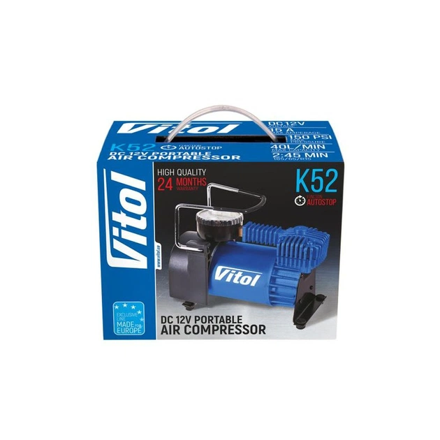Автомобільний компресор VITOL K-52 150psi/15Amp/40л (K-52) - picture 7