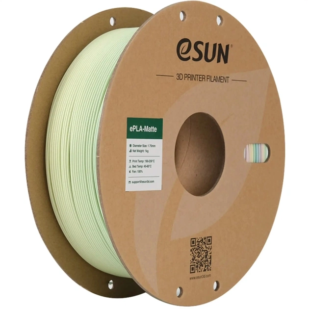 Пластик для 3D-принтера eSUN ePLA-Matte 1кг, 1.75мм, rainbow (EPLA-MATTE-P175RBA1) - изображение 1