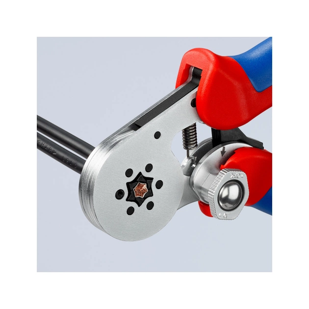 Затискач для клем KNIPEX для контактних гільз, шестигранний обжим (97 55 14) - picture 12