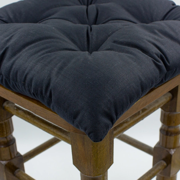 Подушка на стілець MirSon Ranforce Elite 16-9000 Black Stone 40х40 см (2200006185291) - picture 4