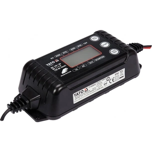 Зарядний пристрій для автомобільного акумулятора Yato YT-83033 зображення 1