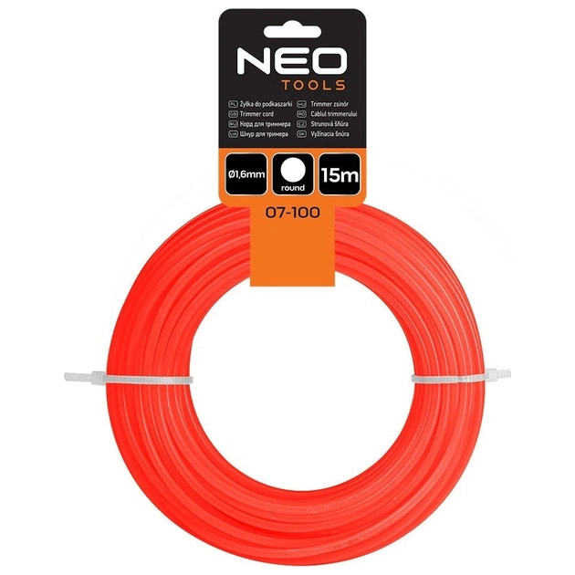 Жилка косильна Neo Tools 1.6мм, 15м (07-100) - picture 5