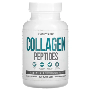 Вітамінно-мінеральний комплекс Natures Plus Колагенові пептиди, Collagen Peptides, 120 капсул (NAP-45971) зображення 1