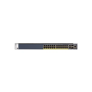 Комутатор мережевий Netgear M4300-28G-POE+ (GSM4328PA) 24x1GE PoE+, 2x10GE, 2xSFP+, керо (GSM4328PA-100NES) зображення 1