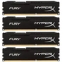 Модуль пам'яті для комп'ютера DDR4 32GB (4x8GB) 2933 MHz HyperX FURY Black Kingston Fury (ex.HyperX) (HX429C17FB2K4/32) - зменшене зображення 1