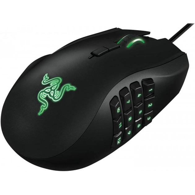 Мишка Razer Naga Left-Handed USB Black (RZ01-03410100-R3M1) - изображение 1