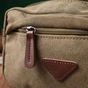 Сумка Vintage На два відділення з текстилю Оливкова (22231) - зменшене зображення 10