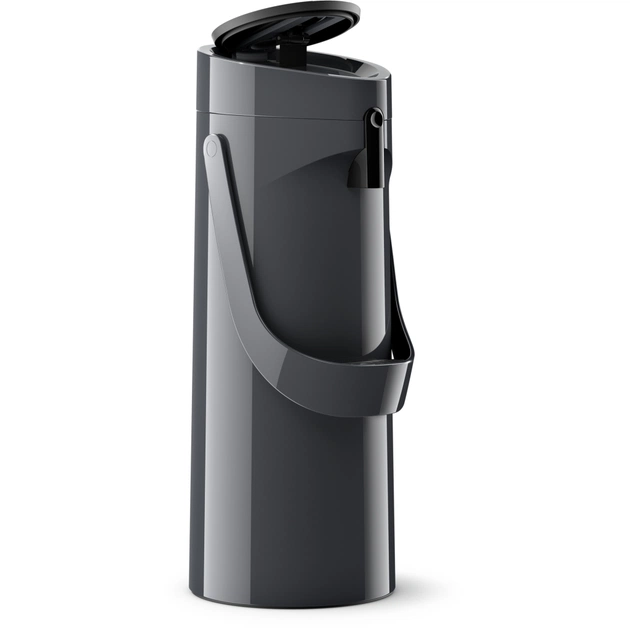 Термос Tefal Ponza Pump, 1.9л, пластик, скло, чорний (K3140114) - изображение 2