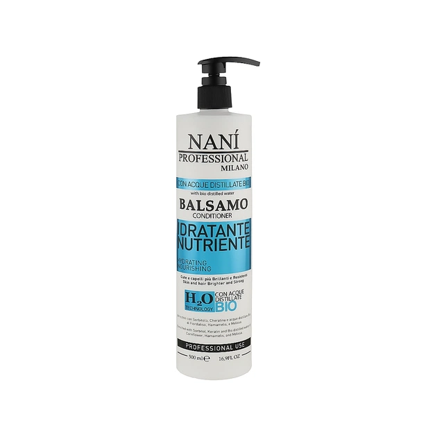 Кондиціонер для волосся Nani Professional Milano Hydrating & Nourishing для всіх типів волосся 500 мл (8034055534168) - изображение 1