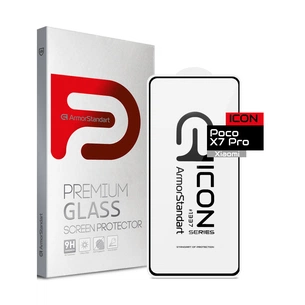 Скло захисне Armorstandart Icon Xiaomi Poco X7 Pro Black (ARM82713) зображення 1