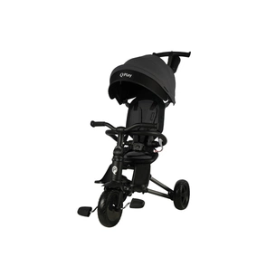 Дитячий велосипед QPlay Nova складаний триколісний Ultimate Black (S700-16NovaEvaUB) зображення 1