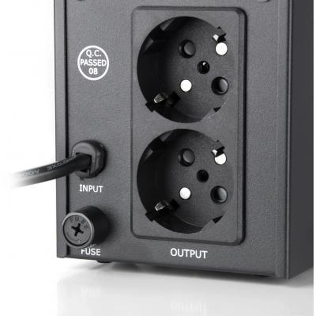 Источник бесперебойного питания Vinga LCD 800VA metal case (VPC-800M) - изображение 3