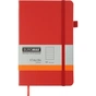 Книга записна Buromax Etalon 125x195 мм 96 аркушів в лінію обкладинка зі штучної шкіри Червона (BM.291260-05) - зменшене зображення 1