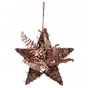 Ялинкова іграшка YES! Fun Зірка з декором 30 см, ротанг, золото (974571) - зменшене зображення 1