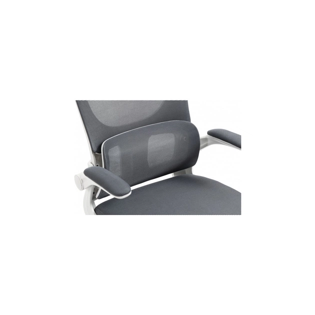 Офісне крісло GT Racer X-5728 White/Gray - зображення 9