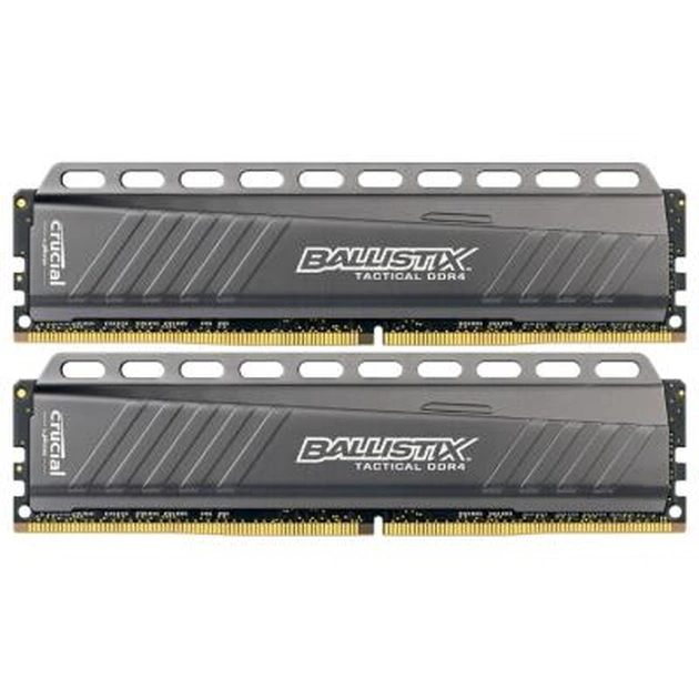 Модуль пам'яті для комп'ютера DDR4 16GB (2x8GB) 2666 MHz Ballistix Tactical Micron (BLT2C8G4D26AFTA) - зображення 1