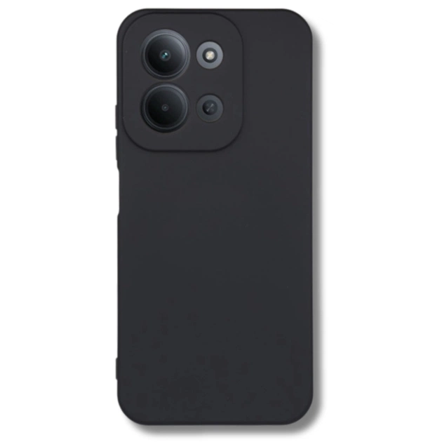 Чохол до мобільного телефона BeCover Silicone Poco C85 4G Black (714675) - зображення 1